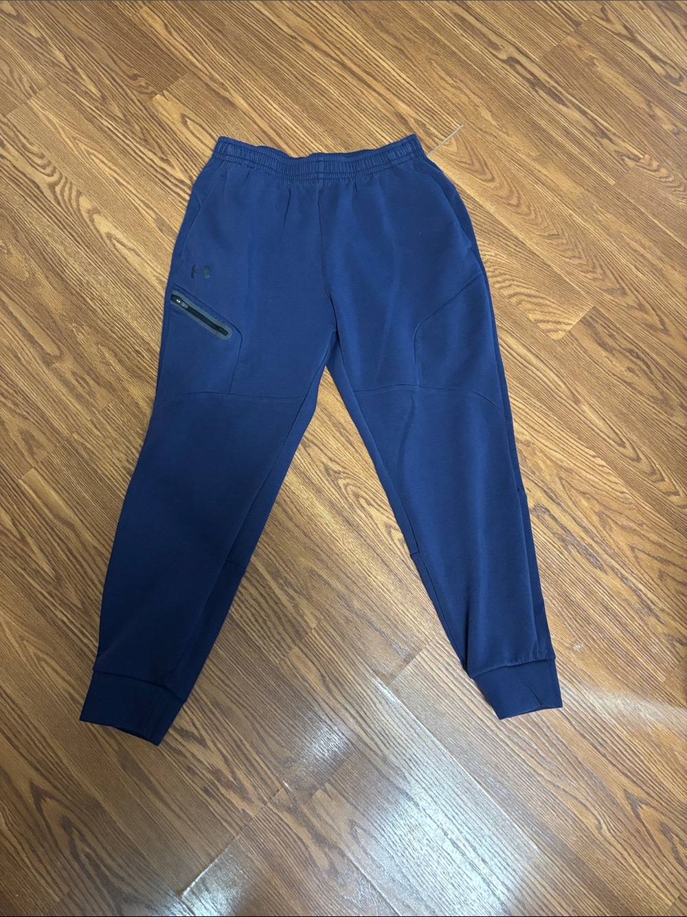 LG Navy Women's Track Joggers with Zip Pocket